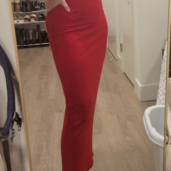 Zara Red Midi Dress - Picture 2 of 3